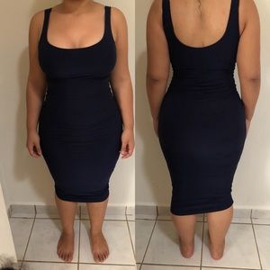 Navy blue dress